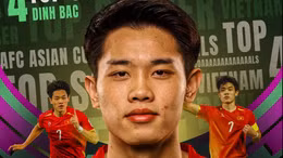 Đình Bắc giành hat-trick giải thưởng cá nhân tại VCK U23 châu Á 2026