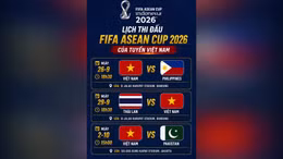 Công bố lịch thi đấu FIFA ASEAN Cup, đội tuyển Việt Nam tái ngộ Thái Lan