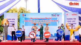 Sôi động Ngày hội Thanh niên với văn hóa giao thông
