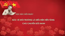 Học Bác mỗi ngày: Bảo vệ môi trường là điều kiện nền tảng cho chuyển đổi xanh