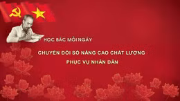 Học Bác mỗi ngày: Chuyển đổi số nâng cao chất lượng phục vụ nhân dân