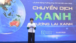 Hà Nội: Hưởng ứng Giờ Trái đất 2025