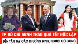 TP Hồ Chí Minh trao quà Tết Độc lập đến tận tay các thương binh, người có công
