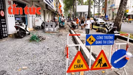 TP Hồ Chí Minh: Đồng loạt cải tạo vỉa hè nội đô chào mừng 30/4