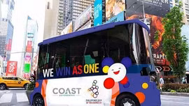 Xe buýt không người lái sẽ phục vụ SEA Games 30