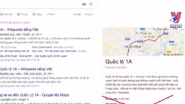 Google ghi quốc lộ 1A thuộc mạng lưới cao tốc Trung Quốc?