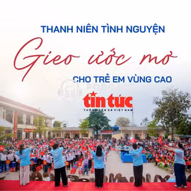 Thanh niên tình nguyện gieo ước mơ cho trẻ vùng cao