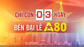 Đếm ngược A80 ngày 31/8/2025