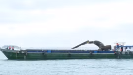 Bắt giữ sà lan vận chuyển trái phép hơn 100 tấn phân đạm URE