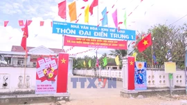 Cử tri vùng lũ nô nức đón ngày hội lớn