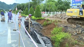 Lai Châu tập trung khắc phục hạ tầng giao thông bị hư hại