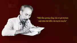 Học Bác mỗi ngày: Nêu gương để dẫn dắt, củng cố niềm tin và khơi dậy khát vọng cống hiến