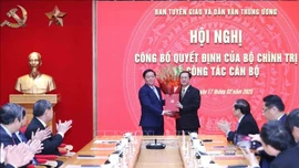 Ông Huỳnh Thành Đạt giữ chức Phó Trưởng Ban Tuyên giáo và Dân vận Trung ương