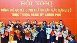 Quyết định thành lập 15 Đảng bộ thuộc Đảng uỷ Chính phủ