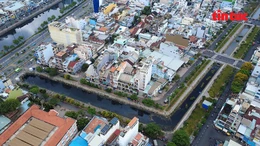 Kênh Hàng Bàng từng bước hoàn thiện diện mạo mới.