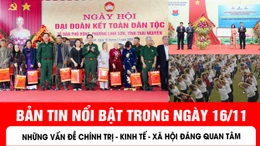 Bản tin trong nước ngày 16/11