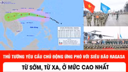 Thủ tướng yêu cầu chủ động ứng phó với siêu bão Ragasa từ sớm, từ xa, ở mức cao nhất.