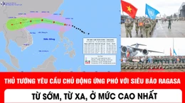 Thủ tướng yêu cầu chủ động ứng phó với siêu bão Ragasa từ sớm, từ xa, ở mức cao nhất.