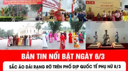 Bản tin tối ngày 6/3 của báo Tin tức và dân tộc.