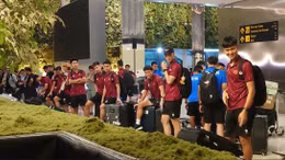 Đội tuyển U23 Việt Nam có mặt tại Indonesia, sẵn sàng bảo vệ ngôi vô địch U23 Đông Nam Á 2025 