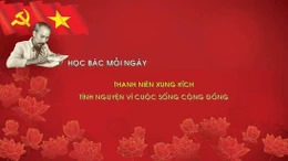 Học Bác mỗi ngày: Thanh niên xung kích tình nguyện vì cuộc sống cộng đồng