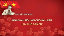 Học Bác mỗi ngày: 'Nghe dân nói, nói cho dân hiểu, làm cho dân tin' 
