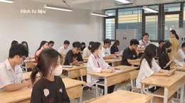 Thí sinh không được nộp bài thi trắc nghiệm trước khi hết giờ