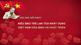 Học Bác mỗi ngày: Kiều bào trẻ lan tỏa khát vọng Việt Nam hòa bình và phát triển