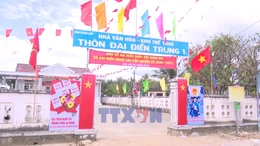 Cử tri vùng lũ nô nức đón ngày hội lớn