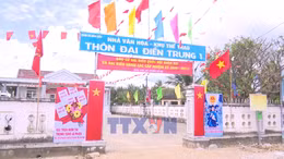 Cử tri vùng lũ nô nức đón ngày hội lớn