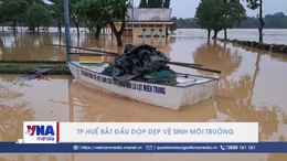 TP Huế bắt đầu dọp dẹp vệ sinh môi trường