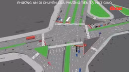 Hà Nội hướng dẫn phân làn giao thông trên đường Phạm Văn Đồng 