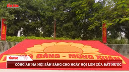 Công an Hà Nội sẵn sàng cho ngày hội lớn của đất nước