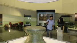 Chiêm ngưỡng bảo vật quốc gia Trống Cổ Loa thuộc nền văn hóa Đông Sơn