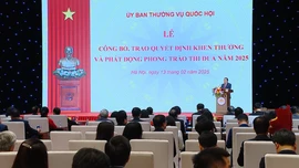 Ủy ban Thường vụ Quốc hội phát động thi đua năm 2025