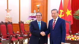 Tổng Bí thư Tô Lâm tiếp Ủy viên Bộ Chính trị, Bộ trưởng Ngoại giao Cuba