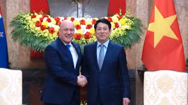 Chủ tịch nước Lương Cường tiếp Thủ tướng New Zealand