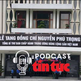 Lễ Quốc tang Tổng Bí thư Nguyễn Phud Trọng diễn ra tại Hội trường Thống Nhất, TP Hồ Chí Minh.