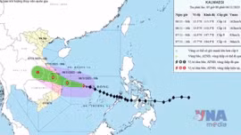 Cập nhật diễn biến bão số 13