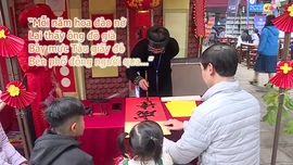 THÔNG ĐIỆP LỊCH SỬ: Xin chữ - nét đẹp văn hóa của người Việt