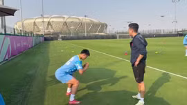 HLV Kim Sang Sik nhận tín hiệu tích cực từ tiền đạo Thanh Nhàn