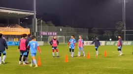 Đội tuyển nữ Việt Nam sẵn sàng cho trận giao hữu với Trung Quốc