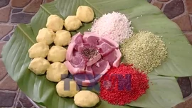 Làng nghề bánh chưng truyền thống tất bật vào vụ Tết