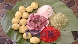 Làng nghề bánh chưng truyền thống tất bật vào vụ Tết