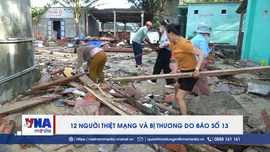 Năm người thiệt mạng và 7 người bị thương do bão số 13