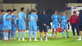 U23 Việt Nam làm quen với điều kiện thi đấu tại Saudi Arabia