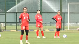 Đội tuyển nữ Việt Nam tích cực nâng cao thể lực