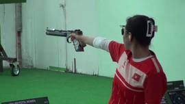 Xạ thủ Trịnh Thu Vinh phá 2 kỷ lục, lập cú đúp HCV tại SEA Games 33