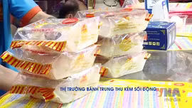 Thị trường bánh Trung thu kém sôi động