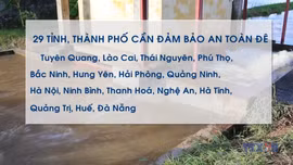 29 tỉnh, thành phố phải đảm bảo an toàn đê điều mùa mưa lũ 2025